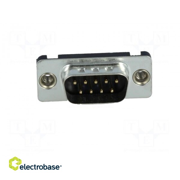 D-Sub | PIN: 9 | socket | male | straight | THT | UNC4-40 | Locking: screws image 9