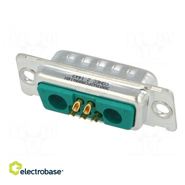 Special D-Sub | PIN: 7(2+5) | plug | male | for cable | soldering | 250V paveikslėlis 6