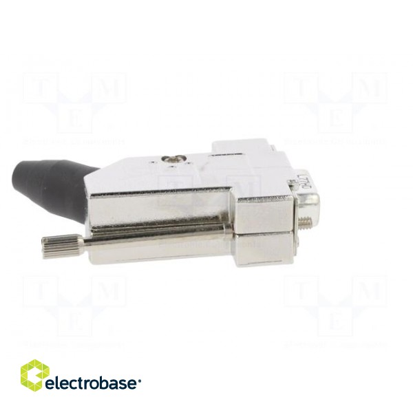 D-Sub HD | PIN: 15 | female | angled 45° | soldering | for cable | 11.5mm image 7