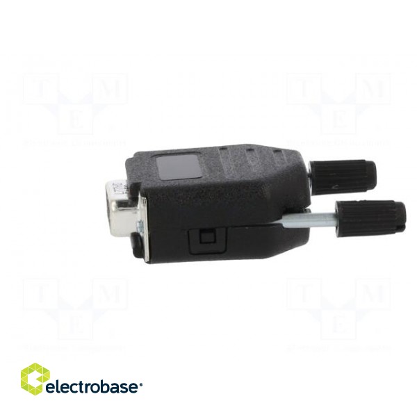 D-Sub HD | PIN: 15 | female | straight | soldering | for cable | UNC4-40 paveikslėlis 3