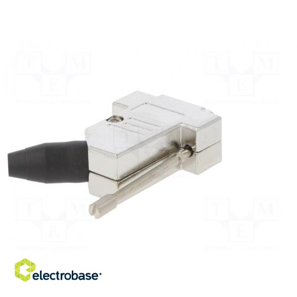 D-Sub HD | PIN: 15 | male | angled 45° | soldering | for cable | UNC 4-40 image 6