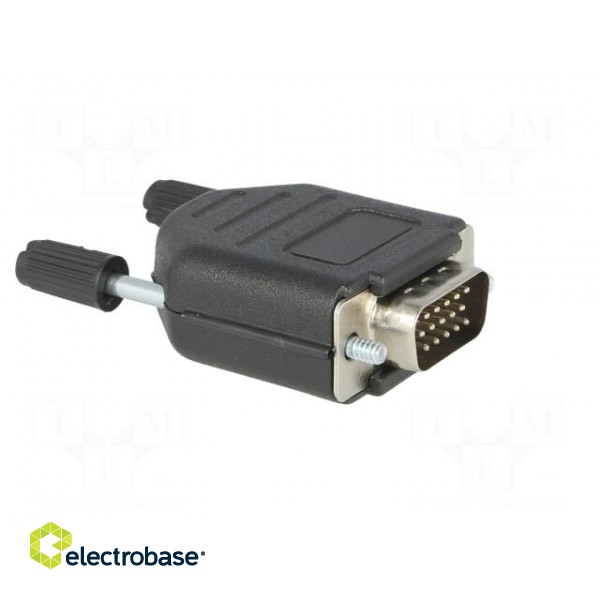 D-Sub HD | PIN: 15 | plug | male | soldering | for cable image 8