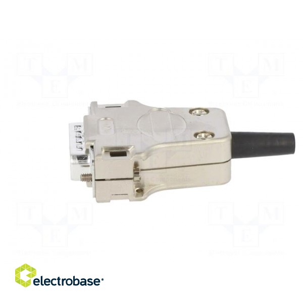 D-Sub | PIN: 15 | male | straight | soldering | for cable | gold flash image 3