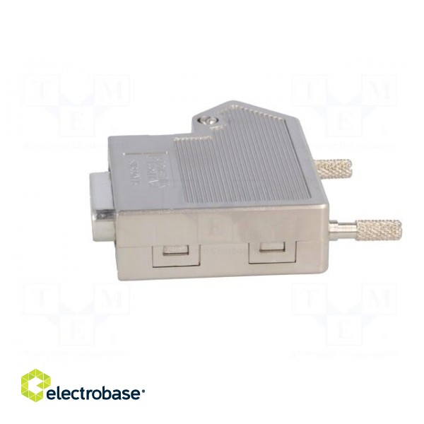 D-Sub | PIN: 15 | plug | female | angled | screw terminal | for cable image 3
