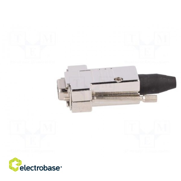 D-Sub | PIN: 15 | plug | female | straight | soldering | for cable | black paveikslėlis 3