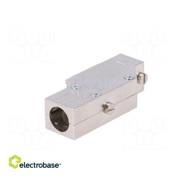 D-Sub | PIN: 15 | plug | male | angled 90° | soldered | for cable | black paveikslėlis 4