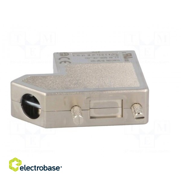 D-Sub | PIN: 9 | plug | male | angled 55° | screw terminal | for cable image 5