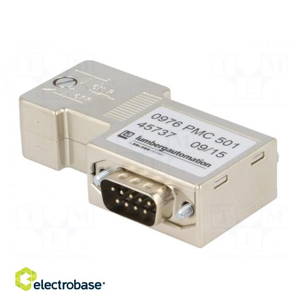 D-Sub | PIN: 9 | plug | male | angled 90° | Type: Profibus image 2