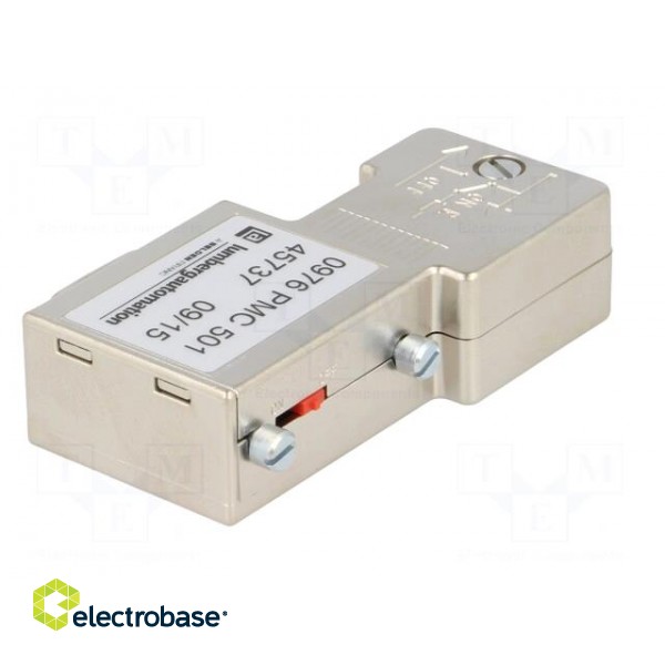 D-Sub | PIN: 9 | plug | male | angled 90° | Type: Profibus image 4