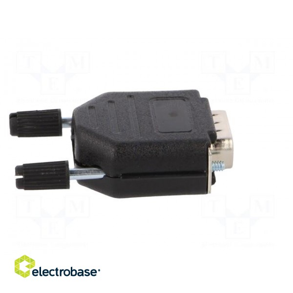 D-Sub | PIN: 9 | plug | male | soldering | for cable | white paveikslėlis 7