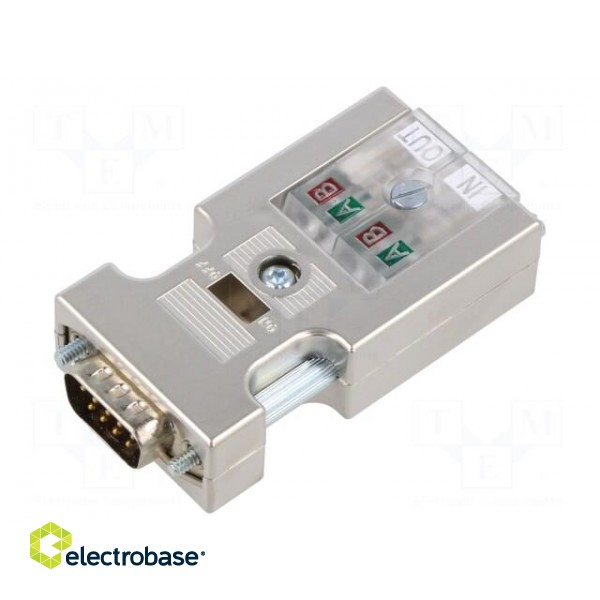 D-Sub | PIN: 9 | straight | IDC | for cable | Type: Profibus image 1