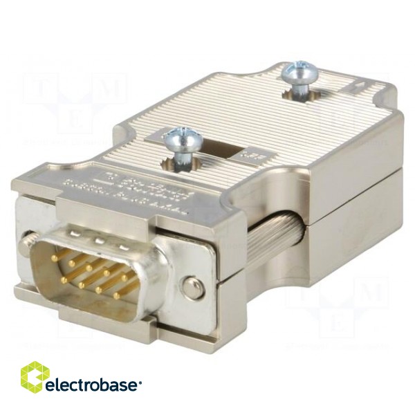 D-Sub | PIN: 9 | straight | screw terminal | for cable | Type: Profibus image 1
