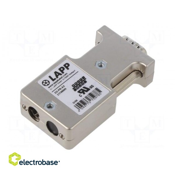 D-Sub | PIN: 9 | straight | screw terminal | for cable | Type: Profibus фото 1