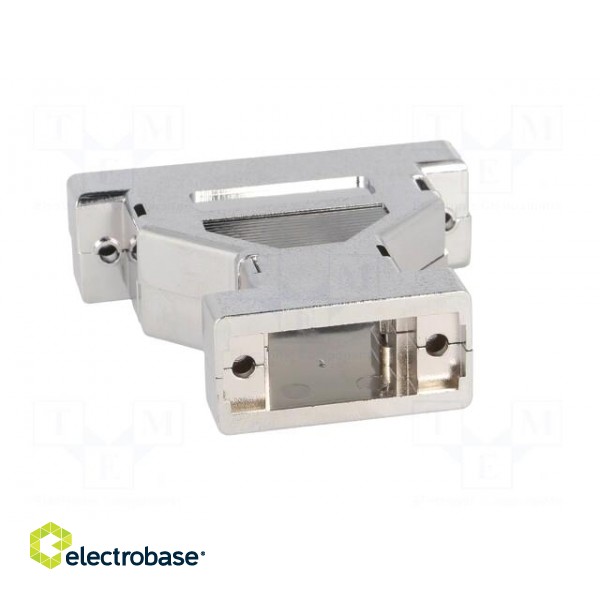 Enclosure: for D-Sub adapters | shielded | Locking: screws | silver image 5