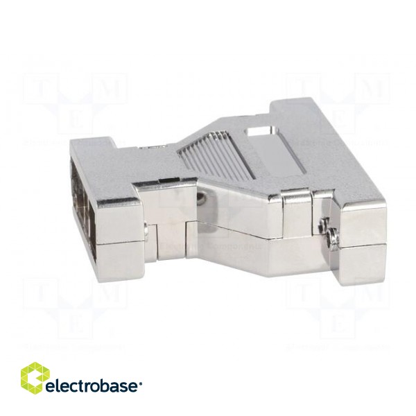 Enclosure: for D-Sub adapters | shielded | Locking: screws | silver image 7