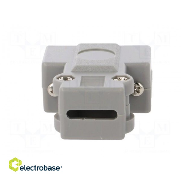 Enclosure: for D-Sub connectors | straight | Locking: screws image 5