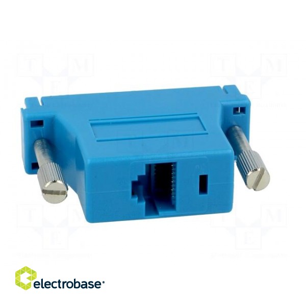 Transition: adapter | RJ45 socket,D-Sub 25pin female | blue image 5