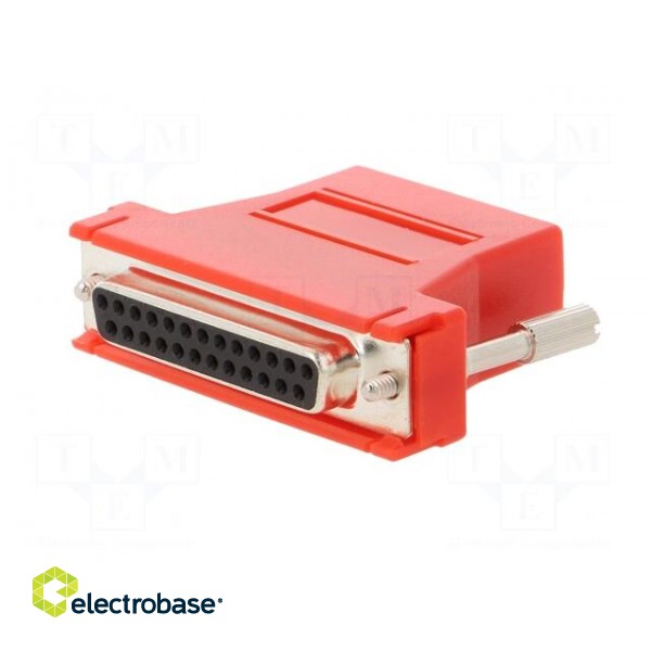 Transition: adapter | D-Sub 25pin female,RJ45 socket | red image 2