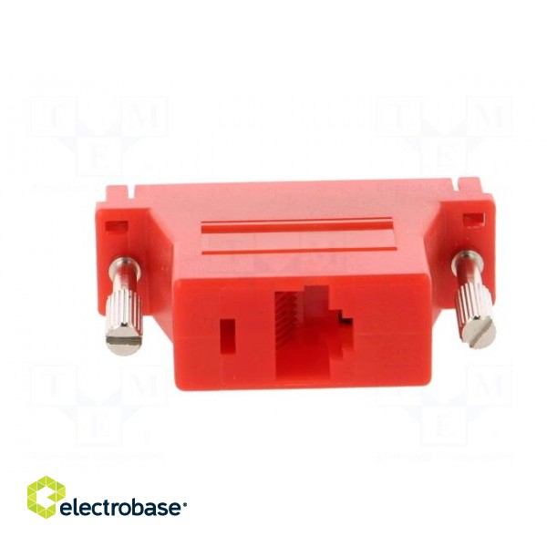 Transition: adapter | RJ45 socket,D-Sub 25pin female | red paveikslėlis 5