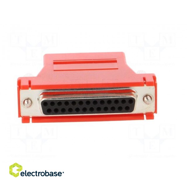Transition: adapter | RJ45 socket,D-Sub 25pin female | red image 9