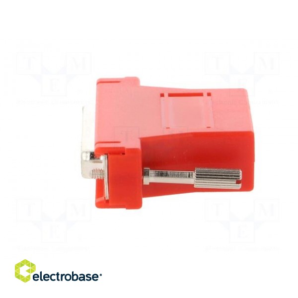 Transition: adapter | RJ45 socket,D-Sub 25pin female | red фото 3