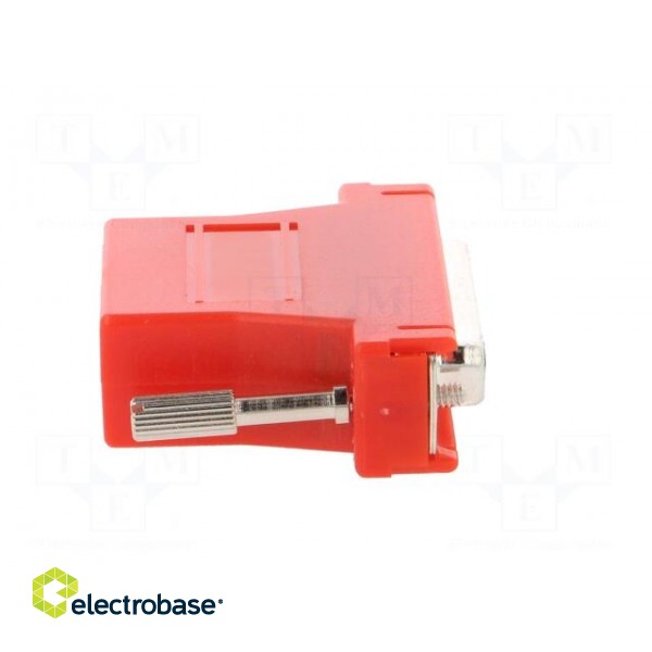 Transition: adapter | RJ45 socket,D-Sub 25pin female | red paveikslėlis 7