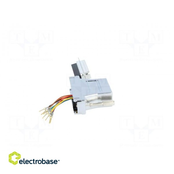 Transition: adapter | RJ45 socket,D-Sub 25pin male фото 7