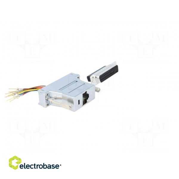 Transition: adapter | RJ45 socket,D-Sub 25pin male image 8