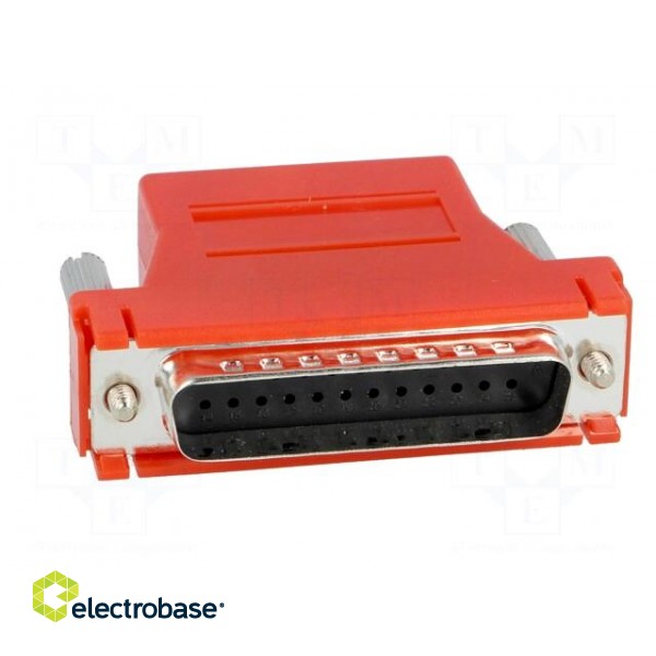 Transition: adapter | RJ45 socket,D-Sub 25pin male | red paveikslėlis 9
