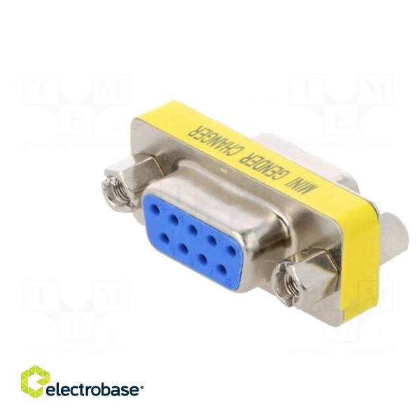 Transition: adapter | D-Sub 9pin female,both sides image 2