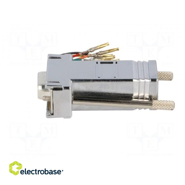 Transition: adapter | RJ45 socket,D-Sub 9pin female image 1
