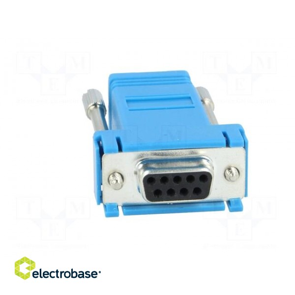 Transition: adapter | RJ45 socket,D-Sub 9pin female | blue image 9