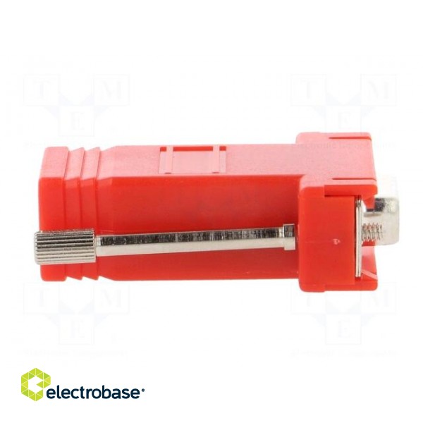 Transition: adapter | D-Sub 9pin female,RJ45 socket | red image 7