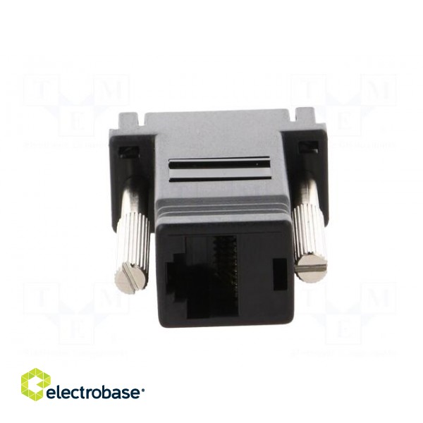 Transition: adapter | RJ45 socket,D-Sub 9pin male фото 5