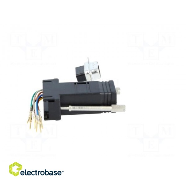 Transition: adapter | D-Sub 9pin male,RJ45 socket image 7