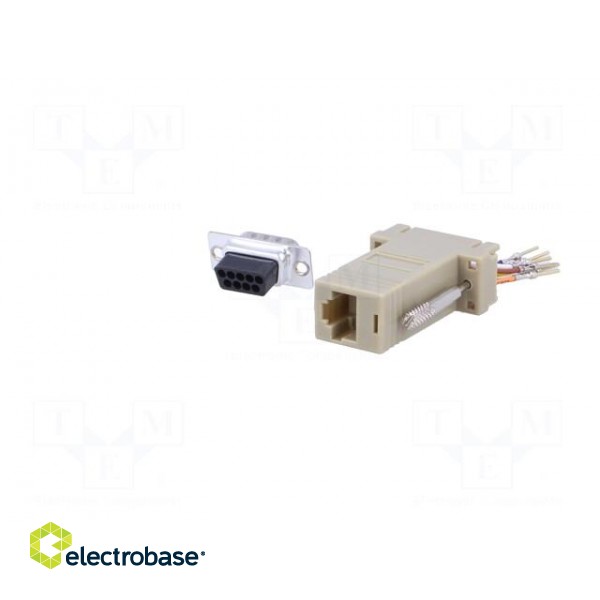 Transition: adapter | RJ45 socket,D-Sub 9pin male image 6