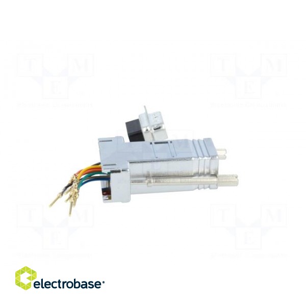 Transition: adapter | D-Sub 9pin male,RJ45 socket image 7