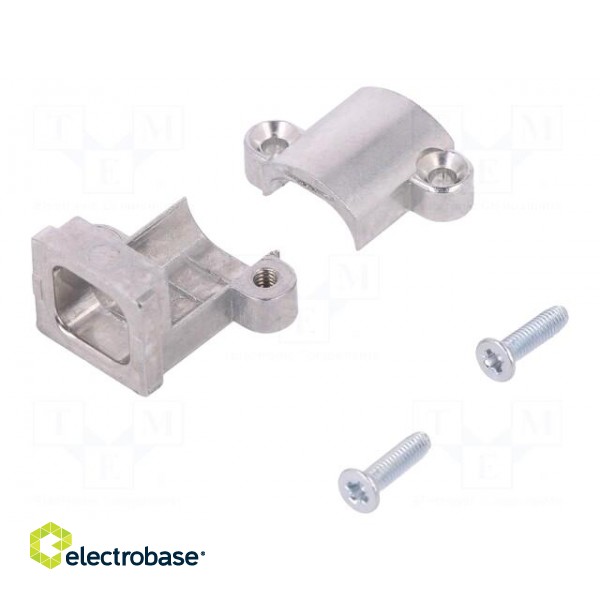 Cable clamp | for D-Sub enclosures | 9÷12mm image 1