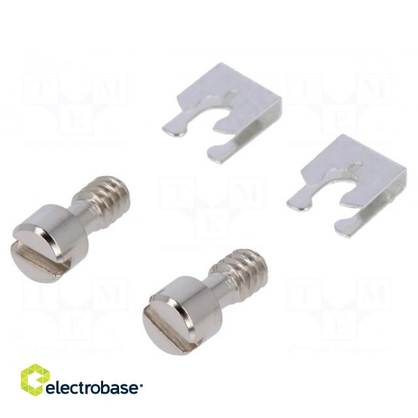 Set of screws for D-Sub | UNC 4-40 | Screw length: 8.6mm