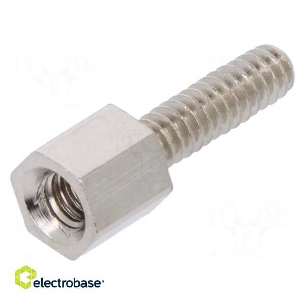 Threaded head screw | UNC4-40 | Spanner: 4.75mm | Thread len: 10.9mm