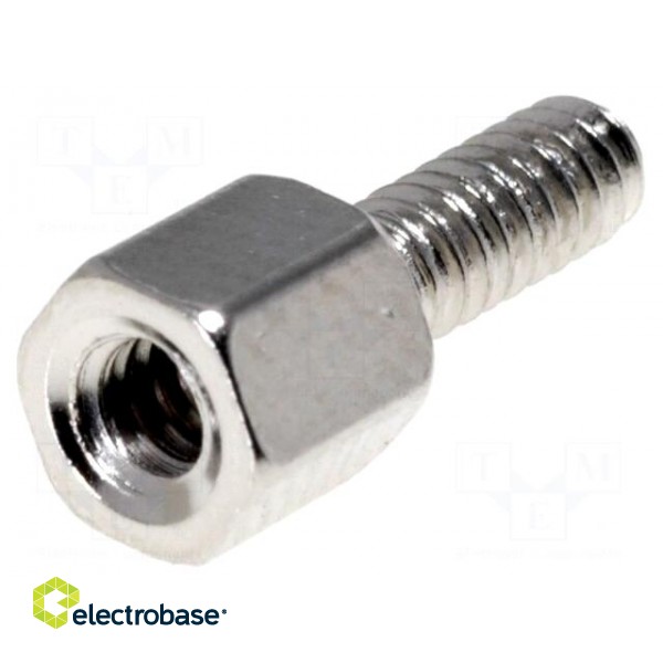 Threaded head screw | UNC4-40 | Spanner: 4.75mm | Thread len: 7.92mm