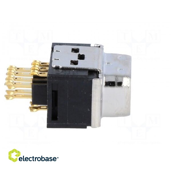 Connector: MDR | PIN: 14 | shielded | for cable | Mat: polyester | plug image 7