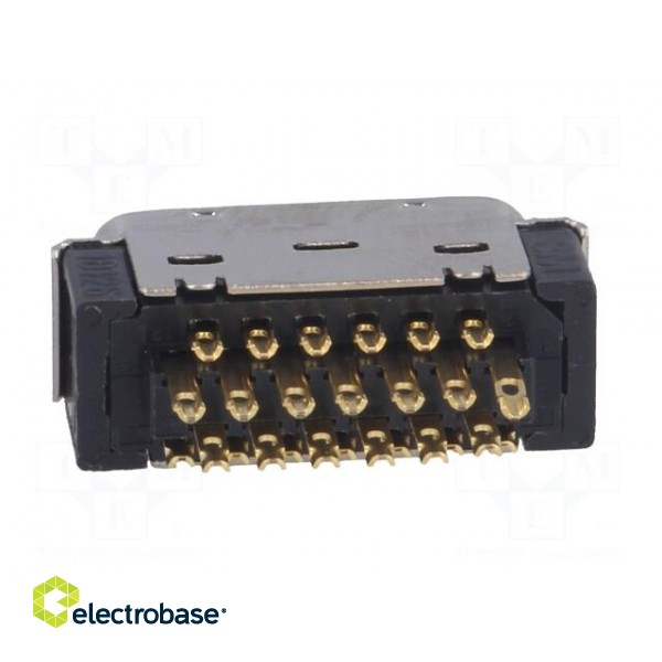 Connector: MDR | PIN: 26 | shielded | for cable | Mat: polyester | plug image 5