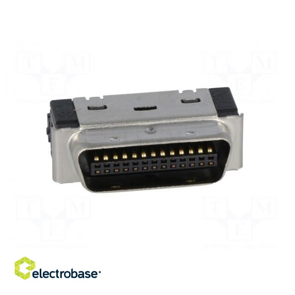 Connector: MDR | PIN: 26 | shielded | for cable | Mat: polyester | plug image 9