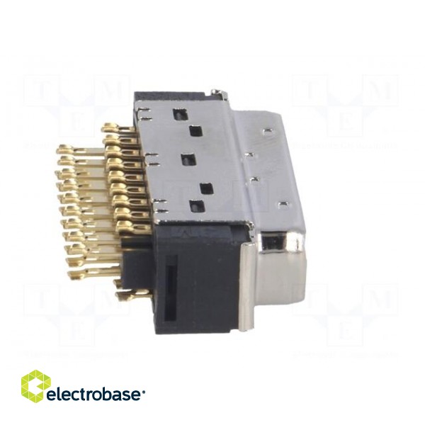 Connector: MDR | PIN: 36 | shielded | for cable | Mat: polyester | plug image 7