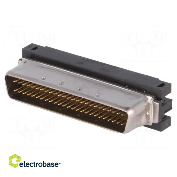 Connector: wire-board | PIN: 50 | shielded | for ribbon cable | plug фото 1
