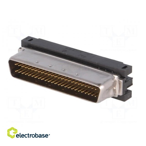 Connector: wire-board | PIN: 50 | shielded | for ribbon cable | plug image 2