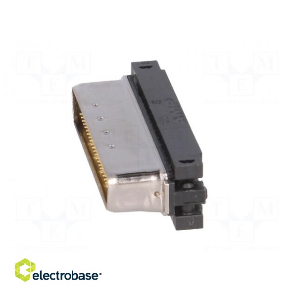 Connector: wire-board | PIN: 50 | shielded | for ribbon cable | plug image 3
