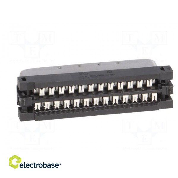 Connector: wire-board | PIN: 50 | shielded | for ribbon cable | plug image 5