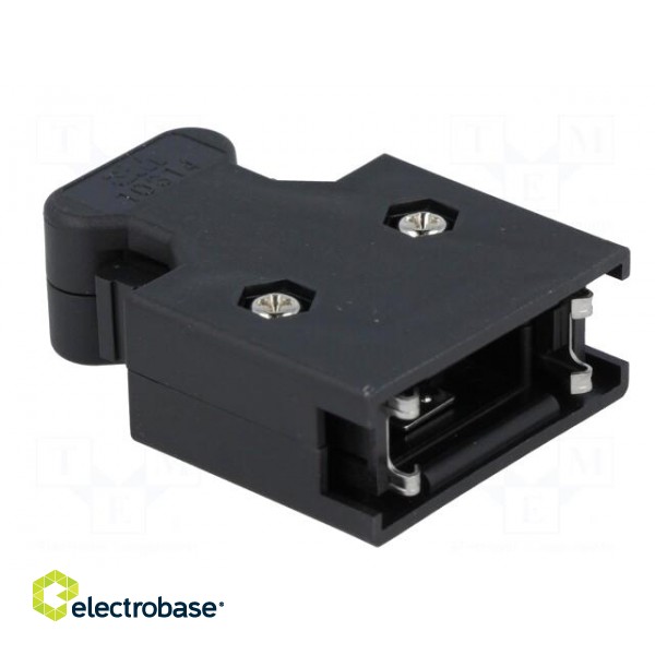 Plug case | PIN: 14 | Locking: latch | for cable | Mini D Ribbon image 8